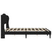 Cadru de pat cu headboard Negru 120 x 190 cm Piele artificială - WALTI WALTI