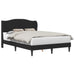 Cadru de pat cu headboard Negru 120 x 200 cm Piele artificială - WALTI WALTI