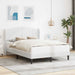 Cadru de pat cu headboard Alb 140 x 190 cm Piele artificială - WALTI WALTI