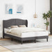 Cadru de pat cu headboard Gri 140 x 200 cm Piele artificială - WALTI WALTI
