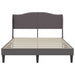Cadru de pat cu headboard Gri 140 x 200 cm Piele artificială - WALTI WALTI