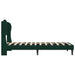 Cadru de pat cu headboard Verde închis 90 x 190 cm Catifea - WALTI WALTI