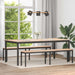 Masă de dining natural 200 x 100 x 75 cm Lemn de pin masiv - WALTI WALTI