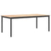 Masă de dining natural 200 x 100 x 75 cm Lemn de pin masiv - WALTI WALTI