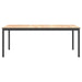 Masă de dining natural 200 x 100 x 75 cm Lemn de pin masiv - WALTI WALTI