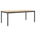 Masă de dining natural 200 x 100 x 75 cm Lemn de pin masiv - WALTI WALTI