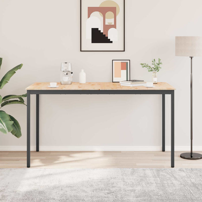 Masă de bar natural 110 x 55 x 105 cm Lemn de pin masiv - WALTI WALTI