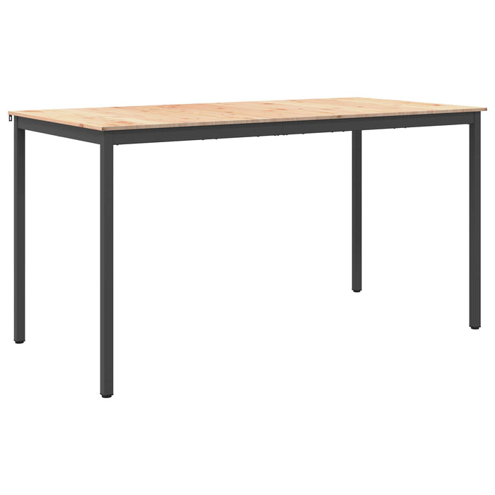 Masă de bar natural 110 x 55 x 105 cm Lemn de pin masiv - WALTI WALTI