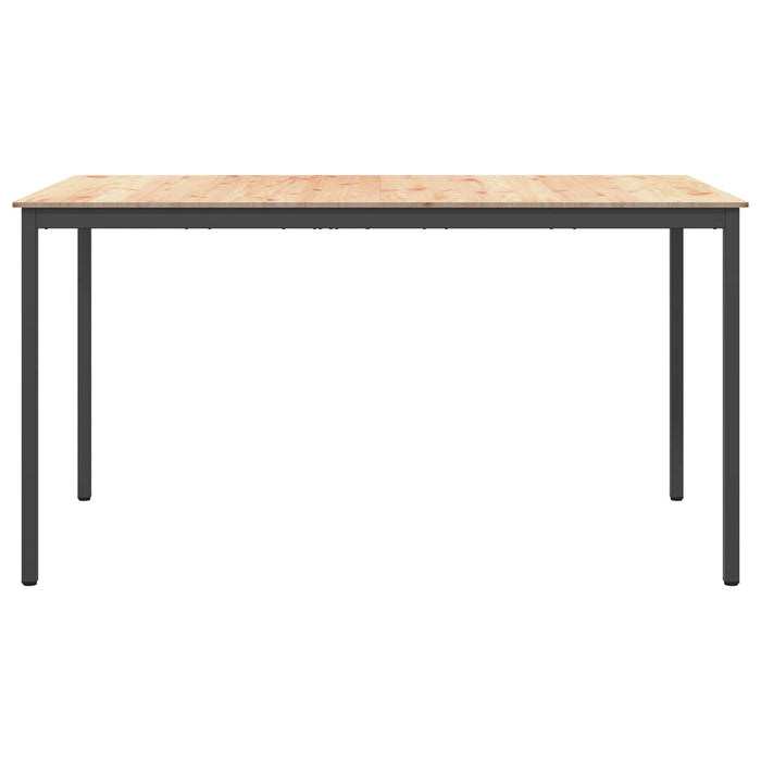 Masă de bar natural 110 x 55 x 105 cm Lemn de pin masiv - WALTI WALTI