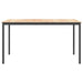 Masă de bar natural 110 x 55 x 105 cm Lemn de pin masiv - WALTI WALTI