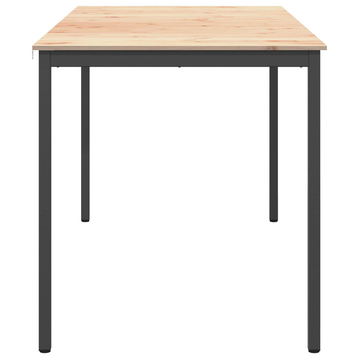 Masă de bar natural 110 x 55 x 105 cm Lemn de pin masiv - WALTI WALTI