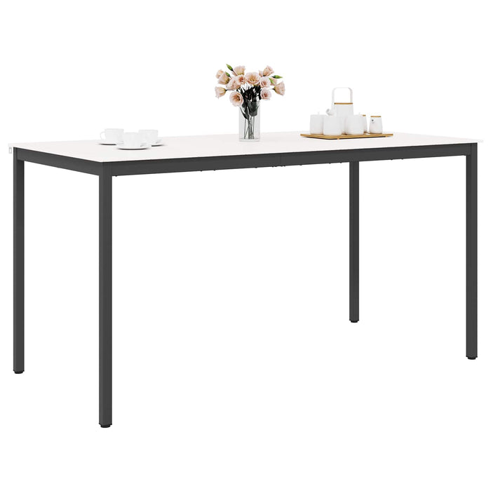 Masă de bar Alb 200 x 100 x 105 cm Lemn de pin masiv WALTI