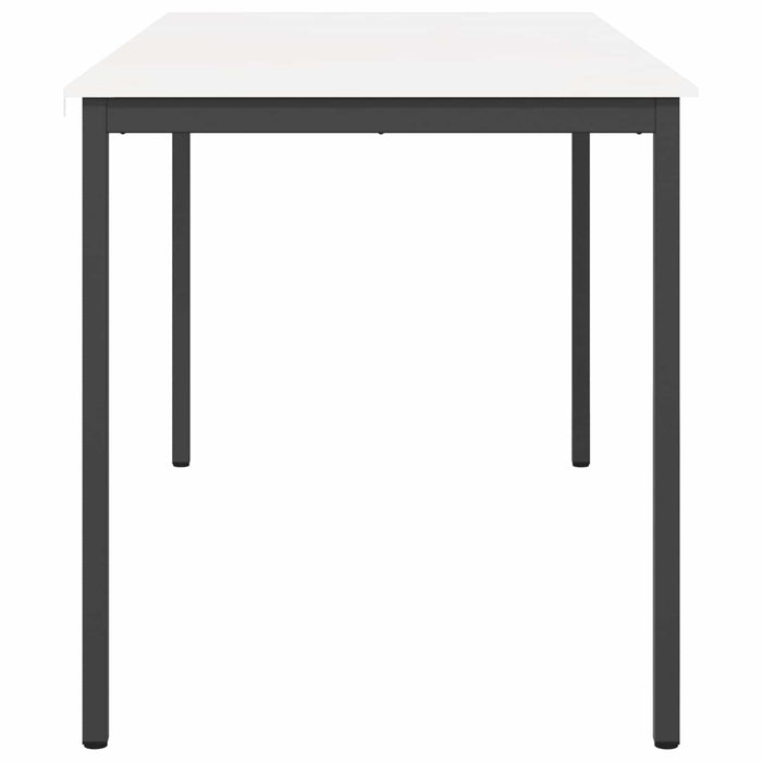 Masă de bar Alb 200 x 100 x 105 cm Lemn de pin masiv WALTI