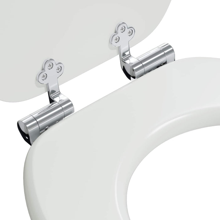 Capac de toaletă cu închidere lentă 2 pcs Alb 44 x 38 cm - WALTI WALTI