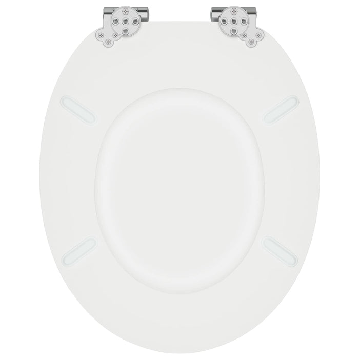 Capac de toaletă cu închidere lentă 2 pcs Alb 44 x 38 cm - WALTI WALTI