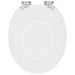 Capac de toaletă cu închidere lentă 2 pcs Alb 44 x 38 cm - WALTI WALTI