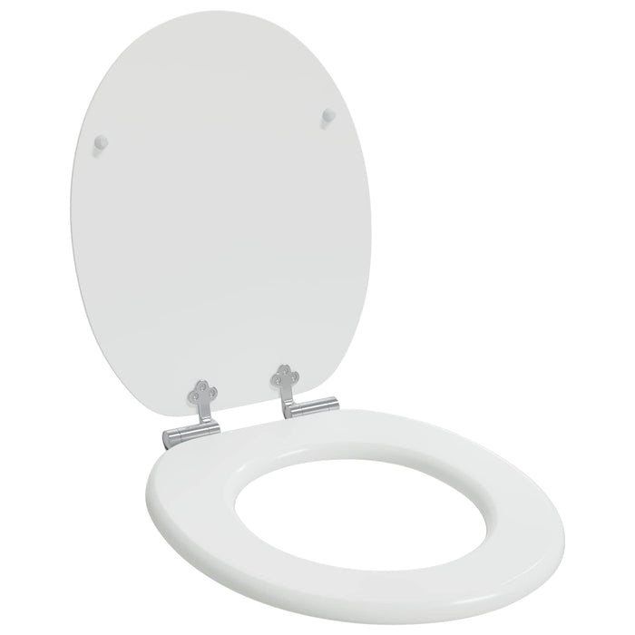 Capac de toaletă cu închidere lentă 2 pcs Alb 44 x 38 cm - WALTI WALTI