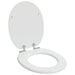 Capac de toaletă cu închidere lentă 2 pcs Alb 44 x 38 cm - WALTI WALTI