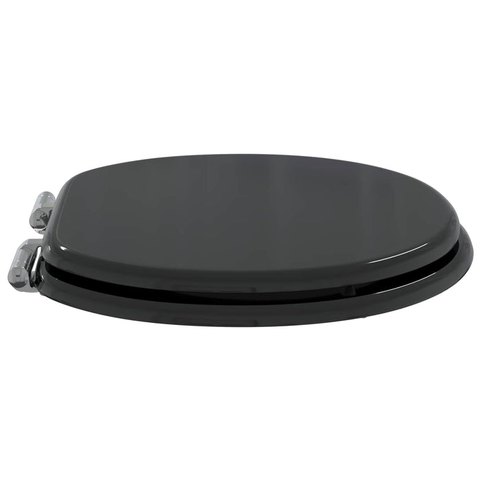 Capac de toaletă cu închidere lentă 2 pcs Negru 44 x 38 cm - WALTI WALTI