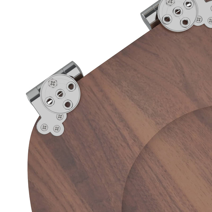 Capac de toaletă cu închidere lentă 2 pcs Maro 44 x 38 cm - WALTI WALTI