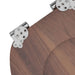 Capac de toaletă cu închidere lentă 2 pcs Maro 44 x 38 cm - WALTI WALTI