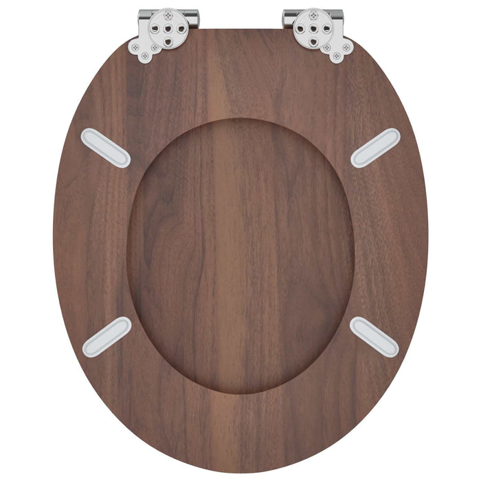Capac de toaletă cu închidere lentă 2 pcs Maro 44 x 38 cm - WALTI WALTI