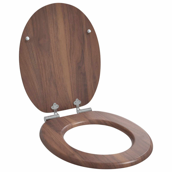 Capac de toaletă cu închidere lentă 2 pcs Maro 44 x 38 cm - WALTI WALTI