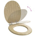 Capac de toaletă cu închidere lentă 2 pcs 44 x 38 cm Placă MDF - WALTI WALTI