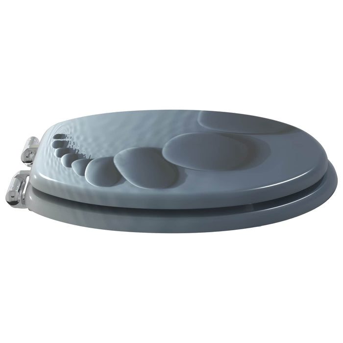 Capac de toaletă cu închidere lentă 2 pcs Gri 44 x 38 cm - WALTI WALTI