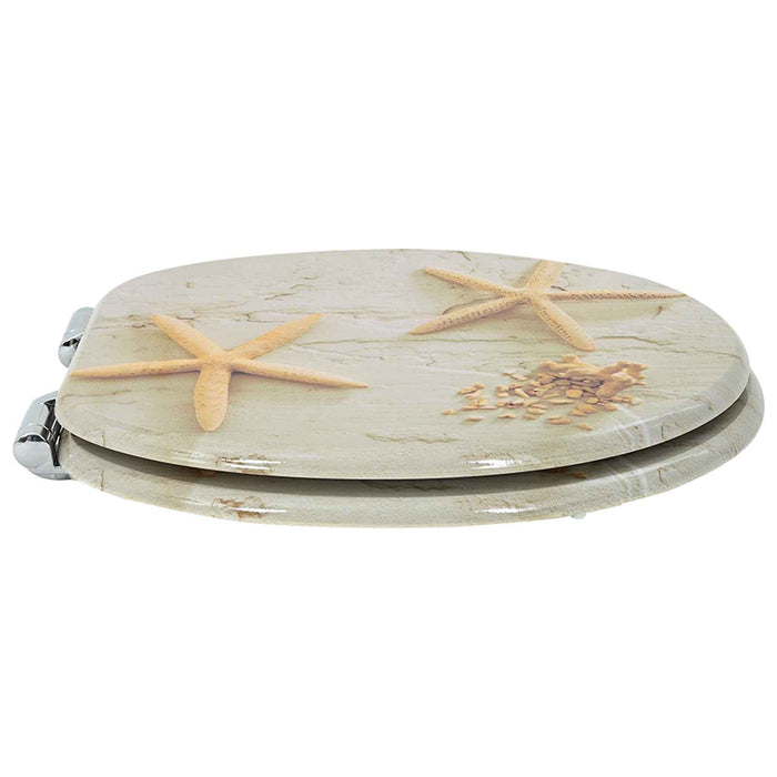 Capac de toaletă cu închidere lentă 2 pcs Galben și alb - WALTI WALTI