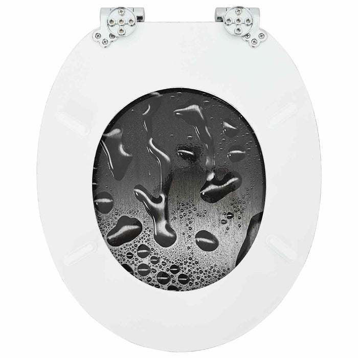 Capac de toaletă cu închidere lentă 2 pcs Gri 44 x 38 cm - WALTI WALTI