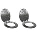 Capac de toaletă cu închidere lentă 2 pcs Gri 44 x 38 cm - WALTI WALTI