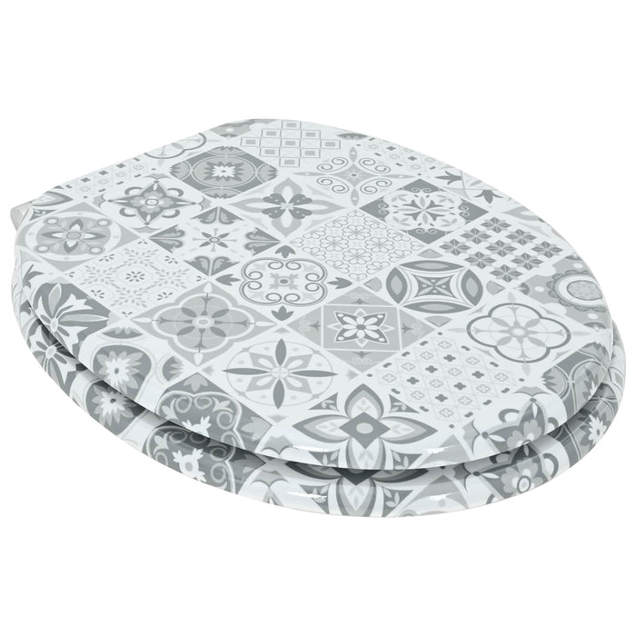 Capac de toaletă cu închidere lentă 2 pcs 44 x 38 cm Placă MDF - WALTI WALTI