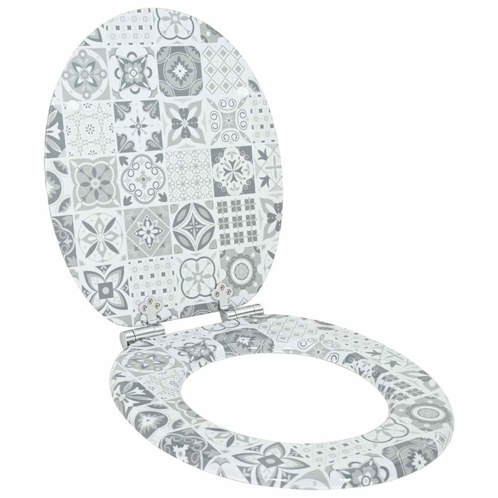 Capac de toaletă cu închidere lentă 2 pcs 44 x 38 cm Placă MDF - WALTI WALTI