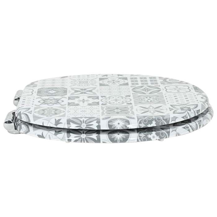 Capac de toaletă cu închidere lentă 2 pcs 44 x 38 cm Placă MDF - WALTI WALTI