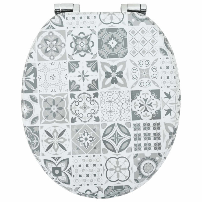 Capac de toaletă cu închidere lentă 2 pcs 44 x 38 cm Placă MDF - WALTI WALTI
