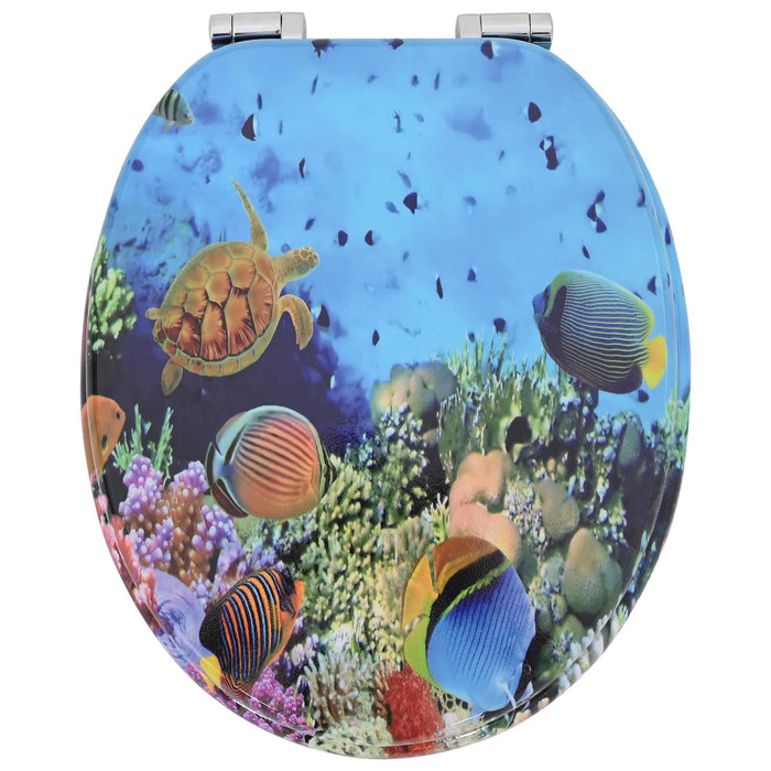 Capac de toaletă cu închidere lentă 2 pcs 44 x 38 cm Placă MDF - WALTI WALTI