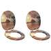 Capac de toaletă cu închidere lentă 2 pcs Portocaliu 44 x 38 cm - WALTI WALTI