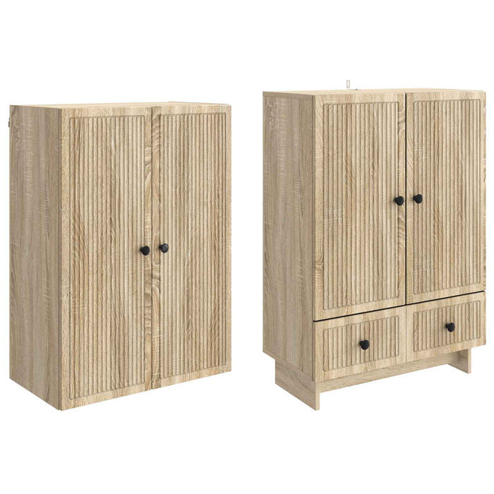 Set de Dulapuri 2 pcs Stejar Sonoma 66 x 34,5 x 95 cm WALTI