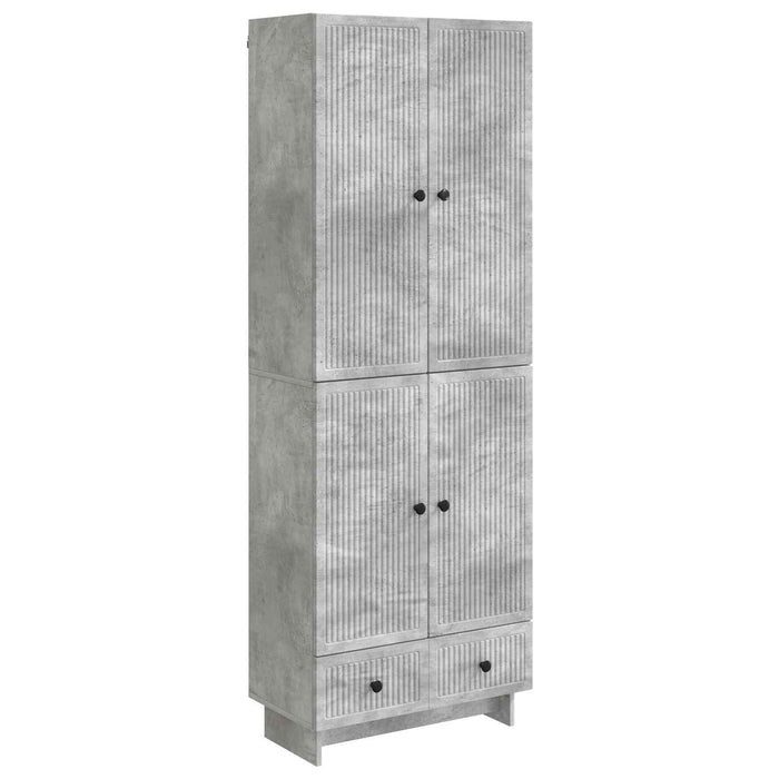 Set de Dulapuri 2 pcs Gri Beton 66 x 34,5 x 95 cm WALTI