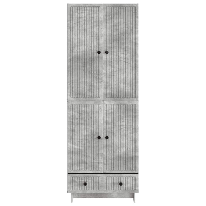 Set de Dulapuri 2 pcs Gri Beton 66 x 34,5 x 95 cm WALTI