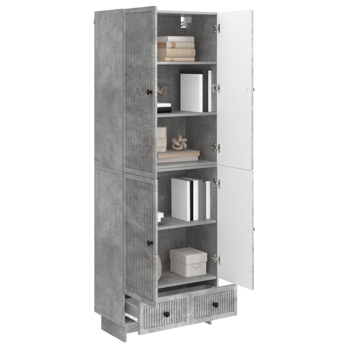 Set de Dulapuri 2 pcs Gri Beton 66 x 34,5 x 95 cm WALTI