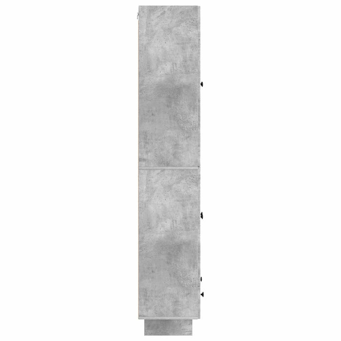 Set de Dulapuri 2 pcs Gri Beton 66 x 34,5 x 95 cm WALTI