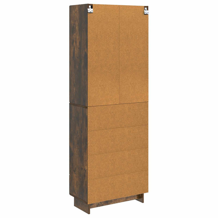 Set de Dulapuri 2 pcs Stejar fumuriu 66 x 34,5 x 95 cm WALTI