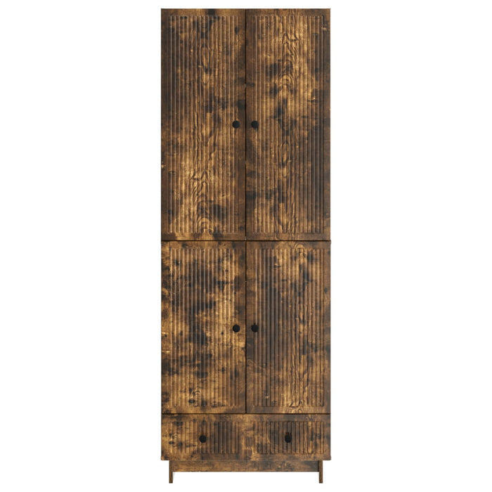 Set de Dulapuri 2 pcs Stejar fumuriu 66 x 34,5 x 95 cm WALTI