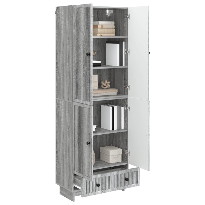 Set de Dulapuri 2 pcs Sonoma gri 66 x 34,5 x 95 cm WALTI