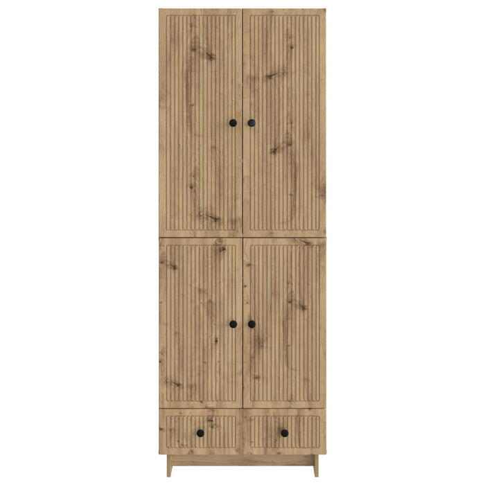 Set de Dulapuri 2 pcs Stejar Artizanal 66 x 34,5 x 95 cm WALTI
