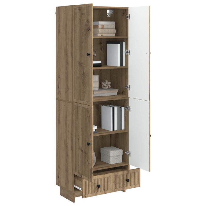 Set de Dulapuri 2 pcs Stejar Artizanal 66 x 34,5 x 95 cm WALTI