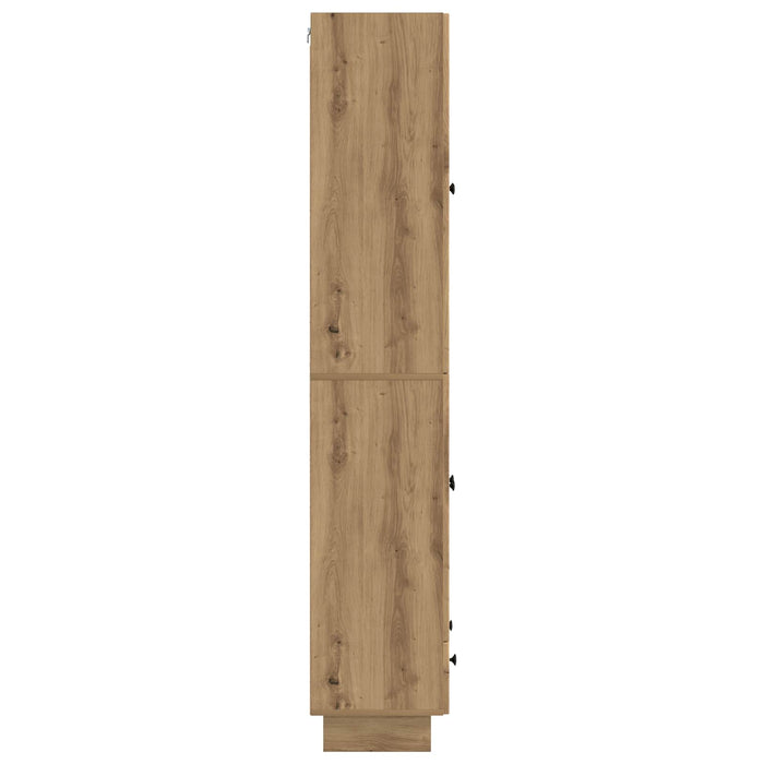 Set de Dulapuri 2 pcs Stejar Artizanal 66 x 34,5 x 95 cm WALTI