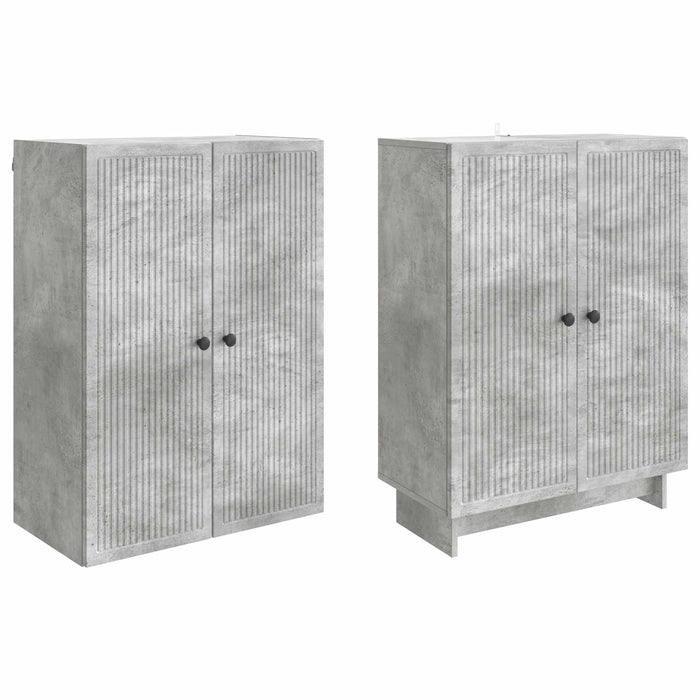 Set de Dulapuri 2 pcs Gri Beton 66 x 34,5 x 90 cm WALTI